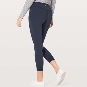 Lululemon Align leggings HR II *25” True Navy size 4 nulu buttery soft yoga
